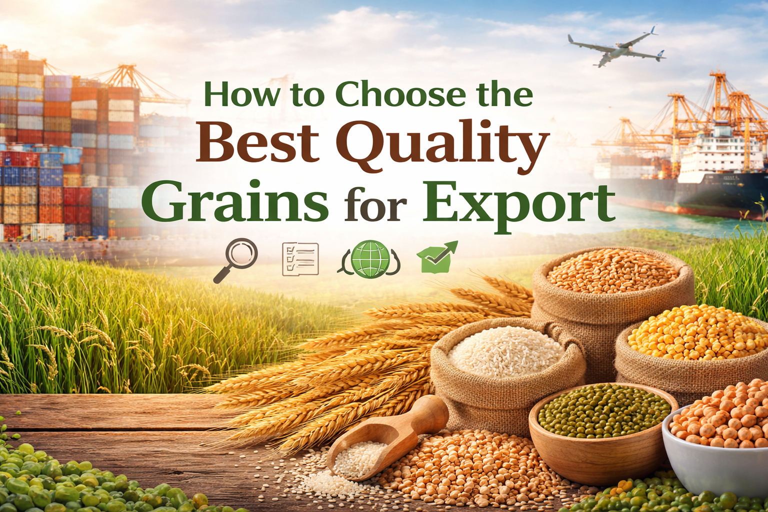 How to Choose the Best Quality Grains for Export How to Choose the Best Quality Grains for Export