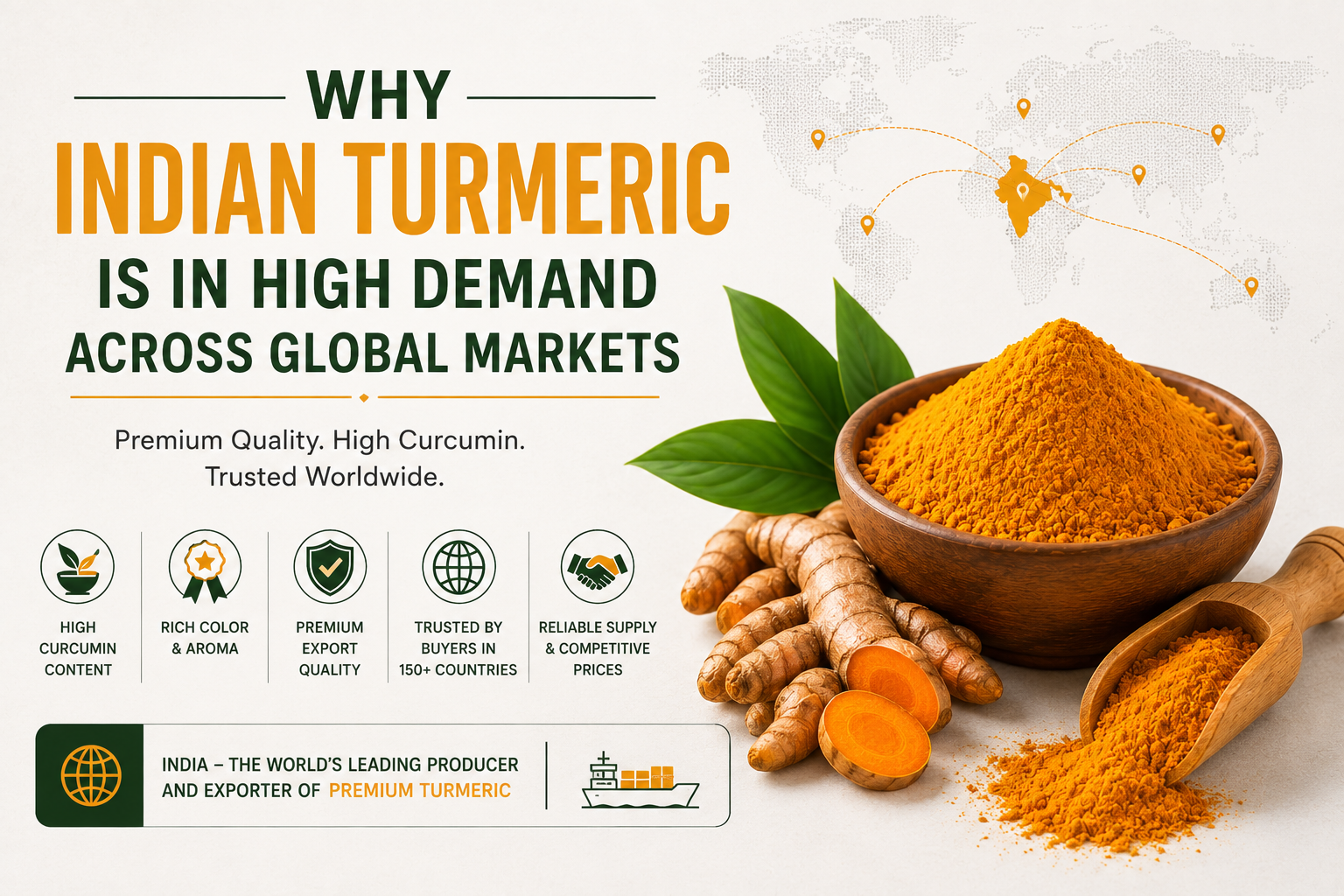 Why Indian Turmeric is in High Demand Across Global Markets
