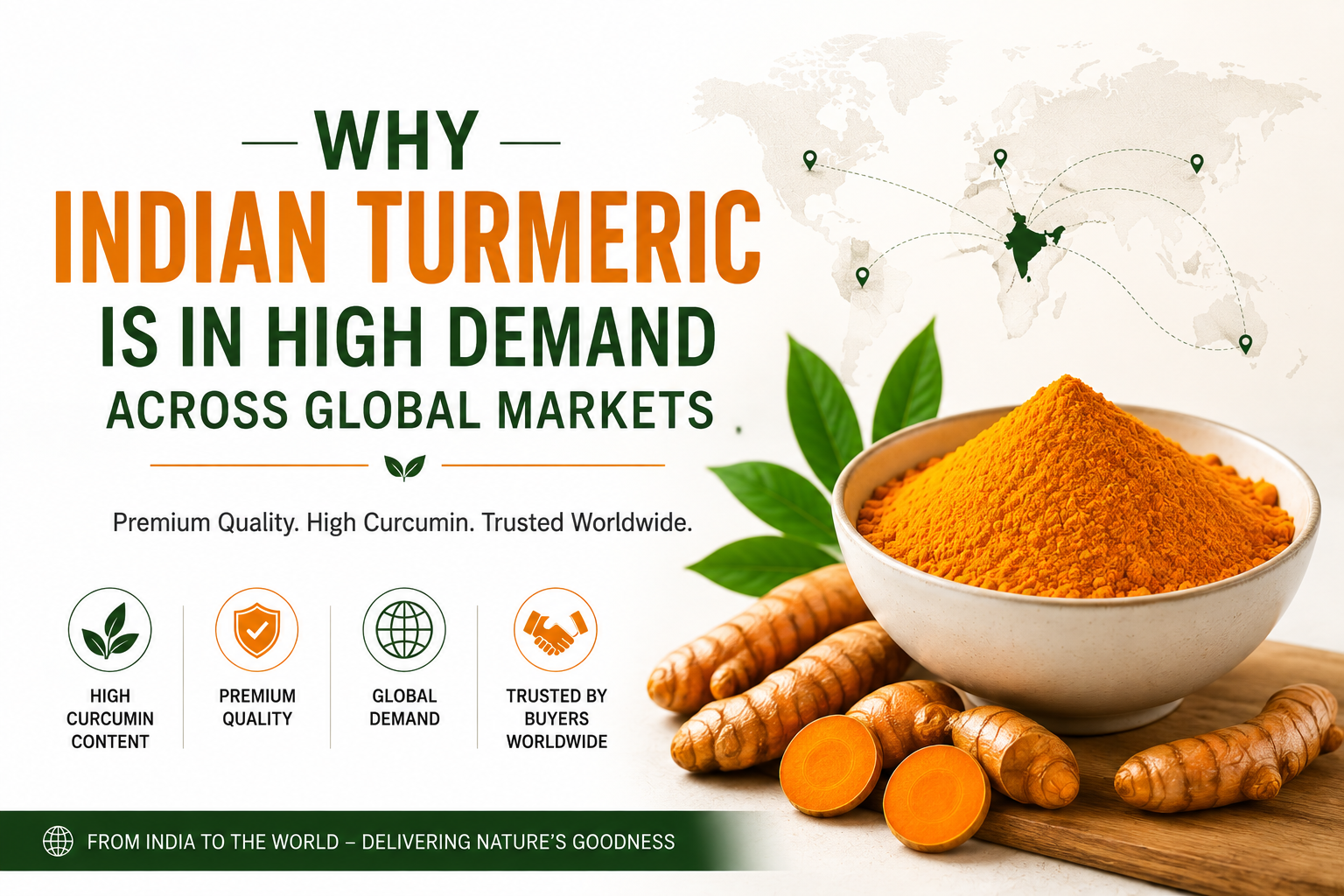 Why Indian Turmeric is in High Demand Across Global Markets