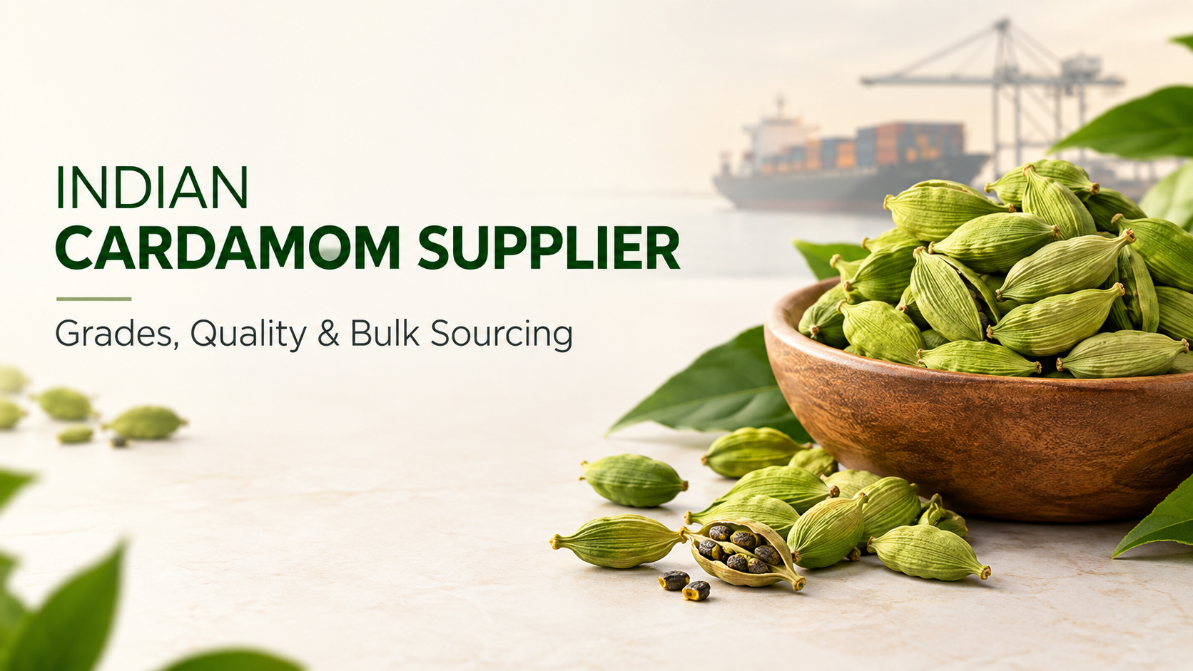 Indian Cardamom Supplier: Complete Guide to Grades, Quality & Bulk Sourcing