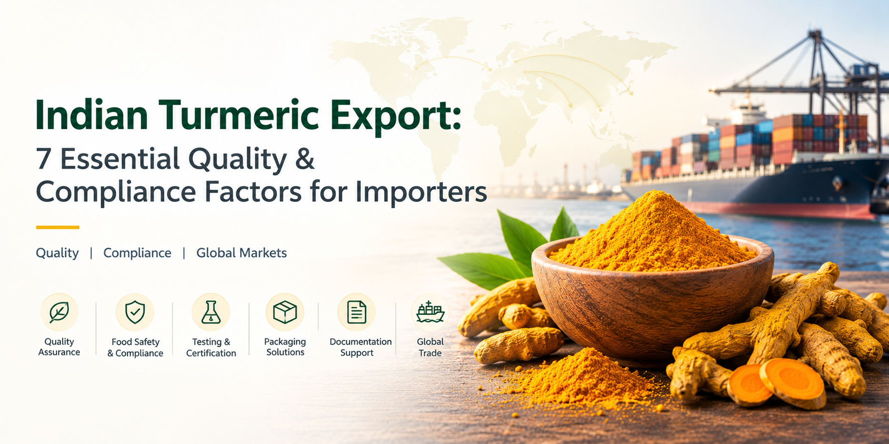 Indian Turmeric Export: 7 Essential Quality & Compliance Factors for Importers Indian Turmeric Export: 7 Essential Quality & Compliance Factors for Importers