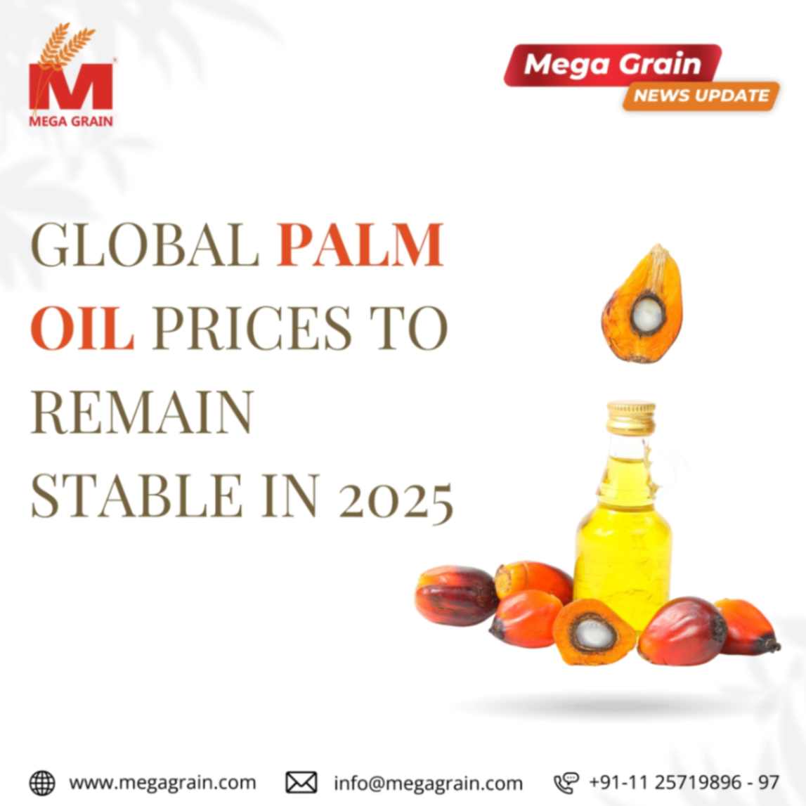 Global palm oil prices to remain stable in 2025