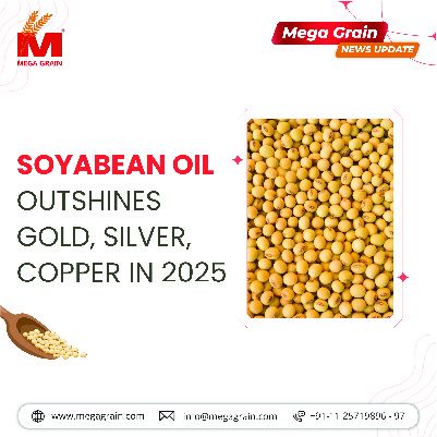 Soyabean oil outshines gold, silver, copper in 2025
