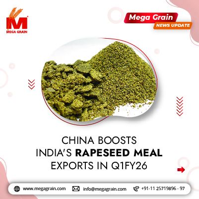 China boosts India's rapeseed meal exports in Q1FY26