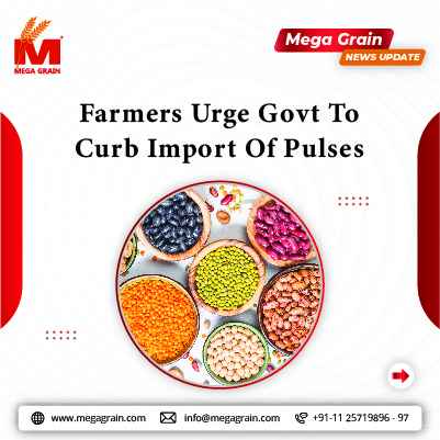 Farmers urge govt to curb import of pulses