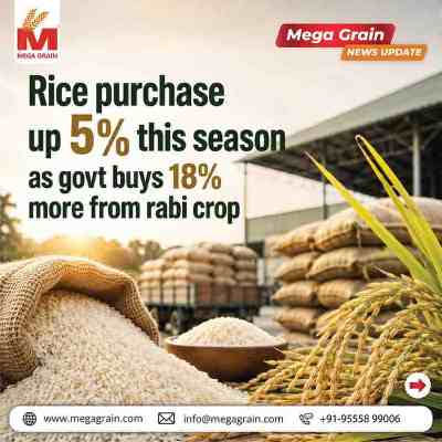 India's Rice Procurement Rises 5% as Government Achieves 99% of 2025&ndash;26 Target