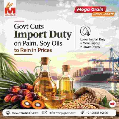 Govt Cuts Import Duty on Palm & Soy Oils